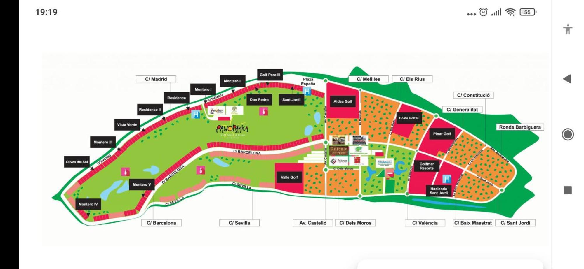 Relax & Play Panoramic Golf Vinaroz, Sant Jordi Apartment บินารอส ภายนอก รูปภาพ